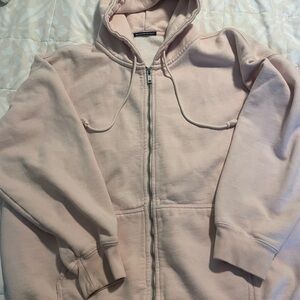 Brandy Melville Light Pink Hoodie